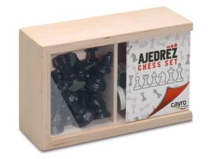 ACCESORIOS AJEDREZ Nº3 EN CAJA DE MADERA | 8422878000920
