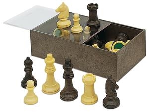ACCESORIOS AJEDREZ Nº3 EN CAJA DE PLÁSTICO | 8422878700233