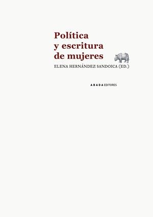 POLÍTICA Y ESCRITURA DE MUJERES | 9788415289593 | VARIOS AUTORES