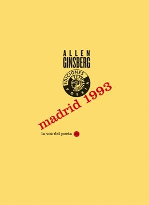 MADRID 1993 A. GINSBERG | 9788487619311 | GINSBERG, ALLEN
