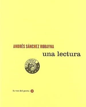 LECTURA, UNA (CD) | 9789788486411 | SANCHEZ ROBAYNA, A.