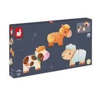 3 ANIMALES DIVERTIDOS MAGNÉTICOS - GRANJA | 3700217380588