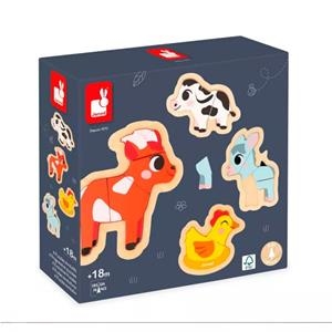 4 PUZLES EVOLUTIVOS - GRANJA | 3700217371142