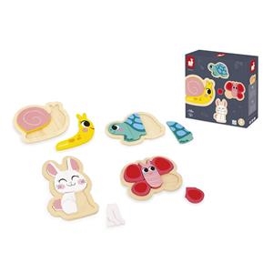 4 PUZLES EVOLUTIVOS - JARDÍN | 3700217371166