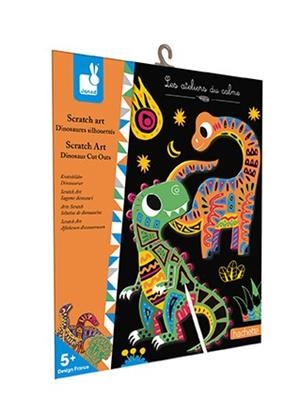 ARTE SCRATCH SILUETAS DE DINOSAURIOS | 3700217378899