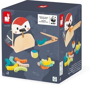 JUEGO DE COLORES DE PÁJARO CARPINTERO Y ORUGAS | 3700217386412