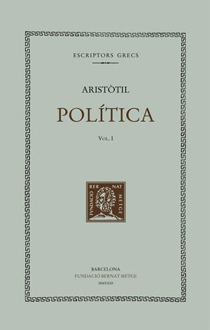 POLÍTICA - VOL I | 9788498594065 | ARISTOTIL
