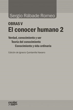 CONOCER HUMANO 2, EL | 9788416020874 | RÁBADE ROMEO, SERGIO