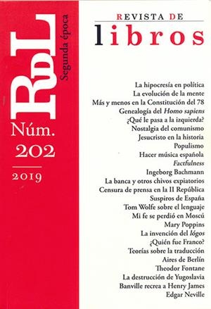 REVISTA DE LIBROS Nº 202 | 9772445246008