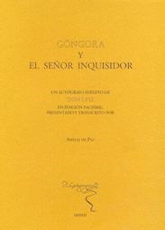 GONGORA Y EL SEÑOR INQUISIDOR | 9788415272311 | DE PAZ, A.