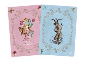 PACK 2 CUADERNOS COSIDOS "HADA Y SÁTIRO" AITOR SARAIBA | 8432715150060