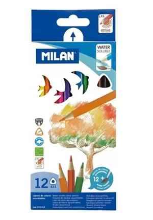 LLAPIS COLORS 12 AQUAREL.LA MILAN | 8411574028741