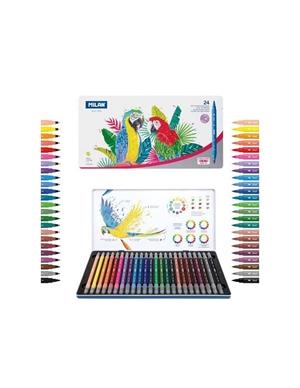 CAIXA METALL 24 RETOLADORS DOBLE PUNTA | 8411574095804