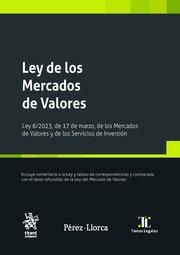 LEY DE LOS MERCADOS DE VALORES | 9788411693844 | PEREZ LLORCA, JAIME