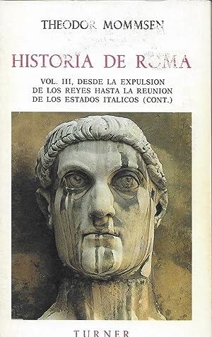 HISTORIA DE ROMA. III | 9788475060682 | MOMMSEN, T.