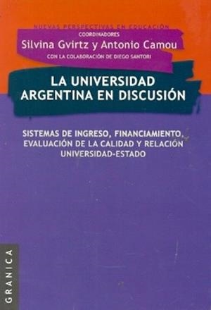 UNIVERSIDAD ARGENTINA EN DISCUSION | 9789506415471 | GVIRTZ, SILVINA