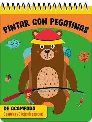 PINTAR CON PEGATINAS - DE ACAMPADA | 9788411510455