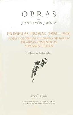 OBRA COMPLETA DE JUAN RAMÓN JIMÉNEZ PRIMERAS PROSAS | 9788498950236 | JIMENEZ, JUAN RAMÓN