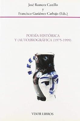 POESIA HISTORICA Y (AUTO)BIOGRAFICA (1975 -1999) | 9788475228501 | ROMERA / GUTIERREZ
