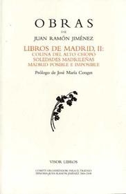 OBRA COMPLETA DE JUAN RAMÓN JIMENEZ LIBROS DE MADRID II | 9788475220673