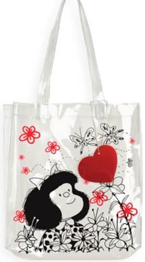 BOLSO TRANSPARENTE MAFALDA PRIMAVERA | 8582700065012 | QUINO