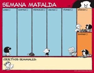 PLANIFICADOR SEMANAL MAFALDA | 8582700060130 | QUINO