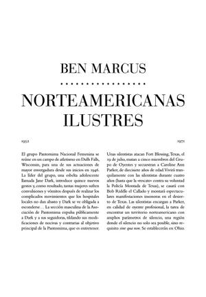 NORTEAMERICANAS ILUSTRES | 9788412315622 | MARCUS, BEN