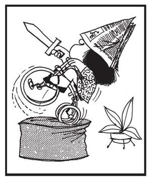 CUADRO IMANTADO MAFALDA ESPADA | 8582700063032 | QUINO