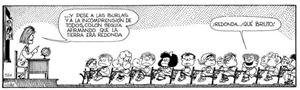 TIRA MAFALDA IMANTADA TIERRA REDONDA | 8582700061434 | QUINO