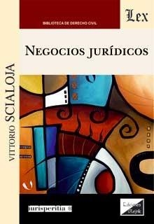 NEGOCIOS JURIDICOS | 9789564071152 | SCIALOJA, VITTORIO