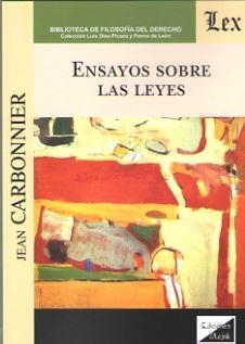 ENSAYOS SOBRE LAS LEYES | 9789563923629 | CARBONNIER, JEAN