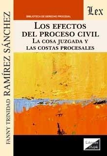 EFECTOS DEL PROCESO CIVIL, LOS | 9789564071350 | RAMIREZ SANCHEZ, FANNY TRINIDAD