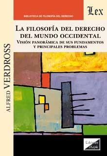 FILOSOFIA DEL DERECHO DEL MUNDO OCCIDENTAL, LA | 9789563928754 | VERDROSS, ALFRED