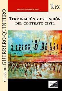 TERMINACION Y EXTINCION DEL CONTRATO CIVIL | 9789564070803 | GUERRERO-QUINTERO, GILBERTO