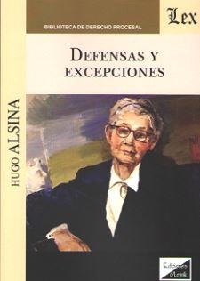 DEFENSAS Y EXCEPCIONES | 9789563923605 | ALSINA, HUGO