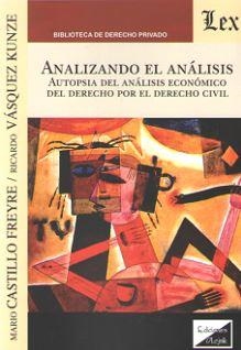 ANALIZANDO EL ANALISIS | 9789563922103 | VASQUEZ KUNZE, RICARDO