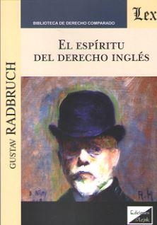 ESPIRITU DEL DERECHO INGLES, EL | 9789563923384 | RADBRUCH, GUSTAV