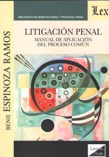 LITIGACION PENAL | 9789563920642 | ESPINOZA RAMOS, BENJI