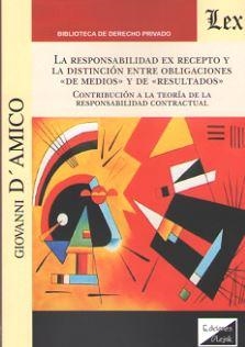 RESPONSABILIDAD EX RECEPTO (2018) | 9789563920611 | DAMICO, GIOVANNI