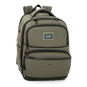 MOTXILLA PORTAORDENADOR PEPE JEANS LEIGHTON CAQUI | 8435692735756