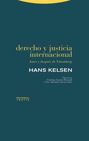 DERECHO Y JUSTICIA INTERNACIONAL | 9788413641911 | KELSEN, HANS