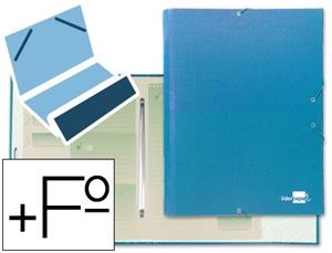 CARPETA SEPARADORS LIDERPAPEL BLAVA | 8423473264212