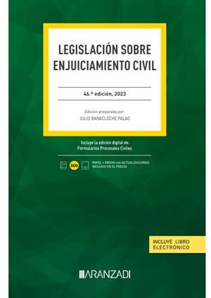 LEGISLACIÓN SOBRE ENJUICIAMIENTO CIVIL (PAPEL + E-BOOK) | 9788411637947 | BANACLOCHE PALAO, JULIO