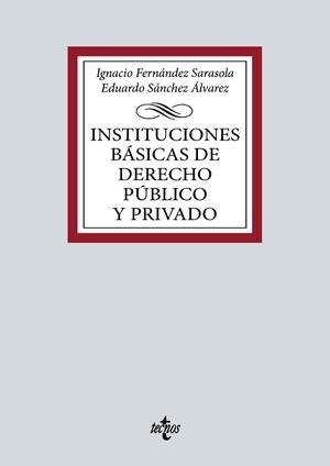 INSTITUCIONES BÁSICAS DE DERECHO PÚBLICO Y PRIVADO | 9788430988587 | FERNÁNDEZ SARASOLA, IGNACIO / SÁNCHEZ ÁLVAREZ, EDUARDO