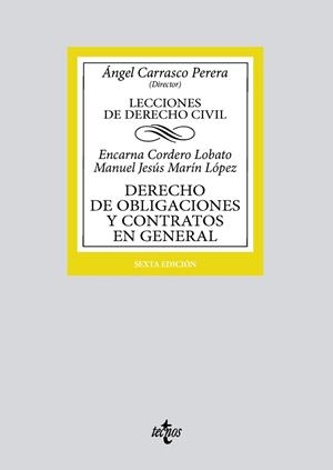 DERECHO DE OBLIGACIONES Y CONTRATOS EN GENERAL | 9788430988204 | CORDERO LOBATO, ENCARNA / MARÍN LÓPEZ, MANUEL JESÚS