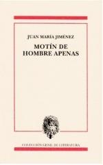 MOTIN DE HOMBRE APENAS | 9788478077250 | JIMÉNEZ LÓPEZ, JUAN MARÍA