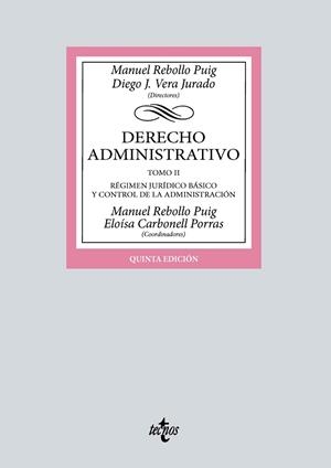 DERECHO ADMINISTRATIVO | 9788430988211 | REBOLLO PUIG, MANUEL / DIEGO J. VERA, JURADO / CARBONELL PORRAS, ELOÍSA / ALARCÓN SOTOMAYOR, LUCÍA /