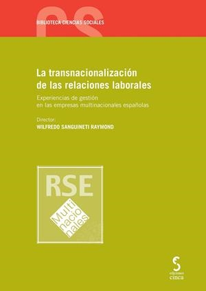 TRANSNACIONALIACION DE LAS RELACIONES LABORALES | 9788415305828 | SANGUINETI RAYMOND, WILFREDO