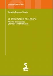 TESTAMENTO EN ESPAÑA, EL | 9788496889002 | ROMERO PAREJA, AGUSTIN