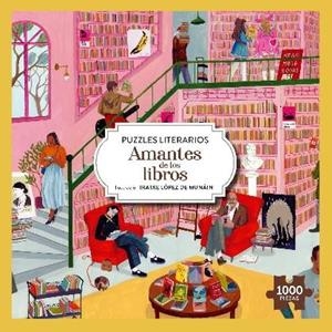 AMANTES DE LOS LIBROS - PUZZLE LITERARIO 1000 PIEZAS | 8437018304868 | LÓPEZ DE MUNÁIN, IRATXE